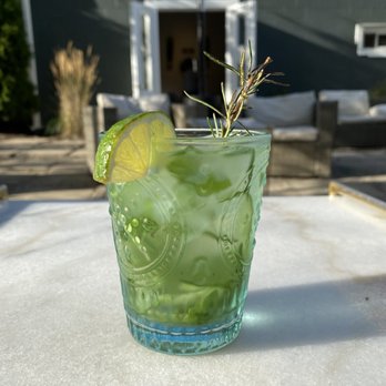 Coastal Society - Herb Garden Gin Cocktail - Cocktail Bars Near Me - Douglas, Michigan