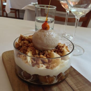 Clareville Beach - Banana crumble - warm at the bottom, banana sorbet on top. - Beaches Near Me - Clareville, NSW