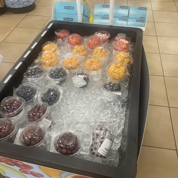 Flying J Travel Center - Ready to eat fresh fruit in cup holder friendly packaging. - Gas Stations Near Me - Bakersfield, California Flying J Travel Center - Ready to eat fresh fruit in cup holder friendly packaging. - Gas Stations Near Me - Bakersfield, California