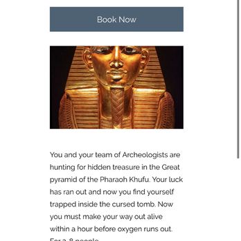 Roberson’s Fun Center - Come test your detective skills and see you can escape our Pharaohs Tomb escape room - Escape Games Near Me - Westland, Michigan Roberson’s Fun Center - Come test your detective skills and see you can escape our Pharaohs Tomb escape room - Escape Games Near Me - Westland, Michigan