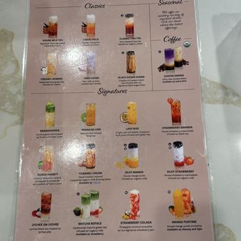 Teaspoon - Menu - Bubble Tea Near Me - Brea, California