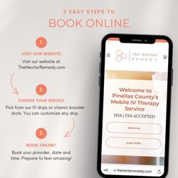The Nectar Remedy - Three easy steps to book an appointment with The Nectar Remedy.