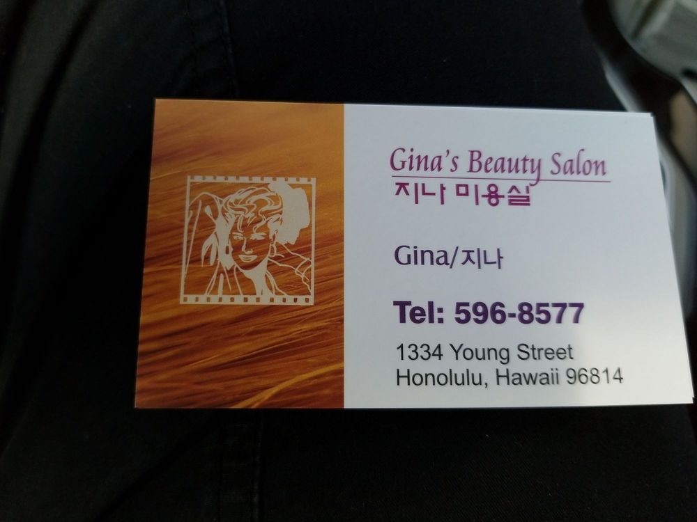Gina's Beauty Salon Logo