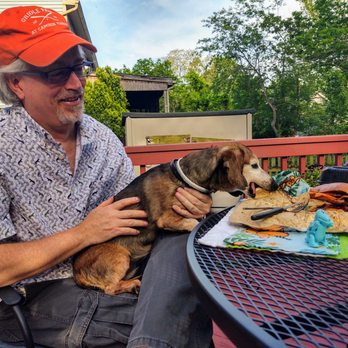 Chaps Pit Beef - our dog Oscar was willing to help finishing that sandwich - Barbeque Near Me - Baltimore, Maryland Chaps Pit Beef - our dog Oscar was willing to help finishing that sandwich - Barbeque Near Me - Baltimore, Maryland