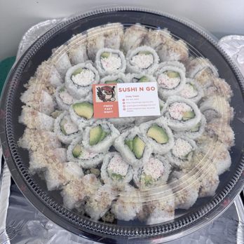 Sushi N Go - Tremendously affordable! They have different party platter options so menu prices vary - Sushi Bars Near Me - Norwalk, California Sushi N Go - Tremendously affordable! They have different party platter options so menu prices vary - Sushi Bars Near Me - Norwalk, California