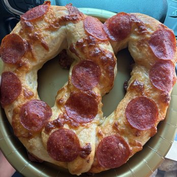 Lexi’s Bakehouse - Pepperoni and cheese pretzel - Bakeries Near Me