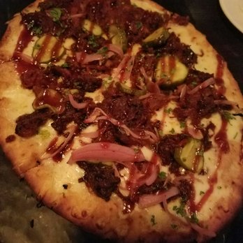 Karvers Grille - BBQ Pulled Pork Flat Bread Pizza $13 - American Near Me - Holbrook, New York Karvers Grille - BBQ Pulled Pork Flat Bread Pizza $13 - American Near Me - Holbrook, New York