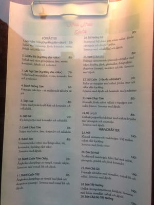 Menu photo 8 Nem Nem Quan Stockholm, AB Menu photo 8 Nem Nem Quan Stockholm, AB