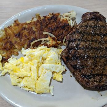 Jim's Restaurants - Ribeye steak and eggs - American Near Me - San Antonio, Texas