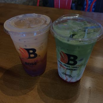 Lobster Boss - Iced thai tea, strawberry matcha tea - Seafood Near Me - Buena Park, California Lobster Boss - Iced thai tea, strawberry matcha tea - Seafood Near Me - Buena Park, California
