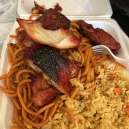 Combo A teriyaki. Chicken