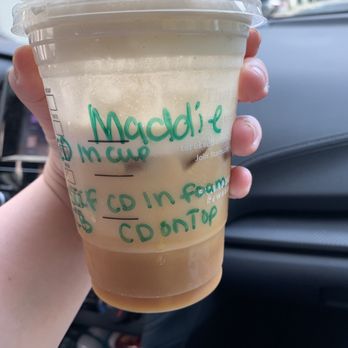 Starbucks - Cold brew with cinnamon in the syrup, foam and on top. Funky, but in a good way. - Coffee & Tea Near Me - Troy, New York Starbucks - Cold brew with cinnamon in the syrup, foam and on top. Funky, but in a good way. - Coffee & Tea Near Me - Troy, New York