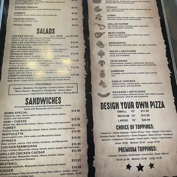 Cafe Roma - Menu - Pizza Near Me - New Orleans, Louisiana