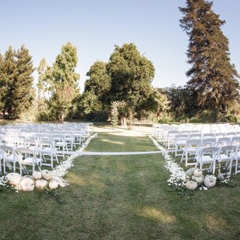 Durst Winery - rows of white chairs set up for a wedding ceremony - Wineries Near Me - Acampo, California Durst Winery - rows of white chairs set up for a wedding ceremony - Wineries Near Me - Acampo, California