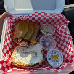 Benny's Bagels Lakewood - Brisket Bagel