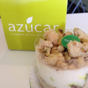 Azucar - Cielo de Limon - pistachio cake, lemon vanilla cream, macaroon pieces and pistachio crumble - Bakeries Near Me - Ocean Beach, California Azucar - Cielo de Limon - pistachio cake, lemon vanilla cream, macaroon pieces and pistachio crumble - Bakeries Near Me - Ocean Beach, California