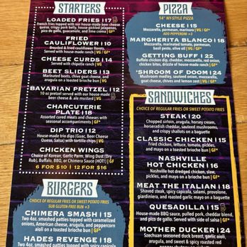 Chimera Brewery - Menu - Breweries Near Me - Pittsburgh, Pennsylvania Chimera Brewery - Menu - Breweries Near Me - Pittsburgh, Pennsylvania