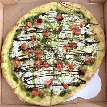 Lusha Pizza - Pesto 14" - Pizza Near Me - Chicago, Illinois