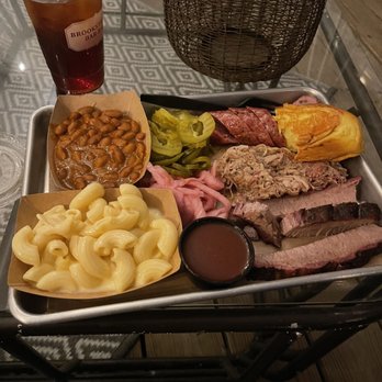 Brookstreet Bar-B-Que - Trio platter - Barbeque Near Me - Houston, Texas