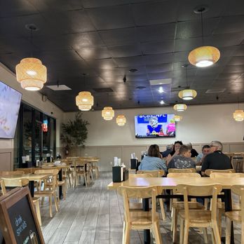 Moodles - Inside with two big screen tv's - Vietnamese Near Me - Brentwood, California Moodles - Inside with two big screen tv's - Vietnamese Near Me - Brentwood, California