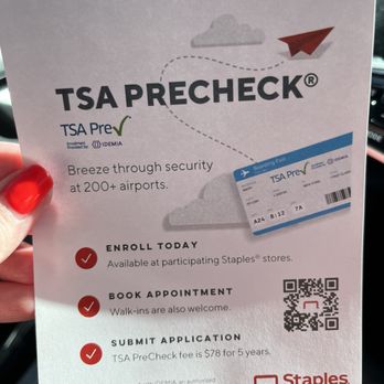 Staples - TSA Precheck! - Shipping Centers Near Me - Henderson (Green Valley), Nevada