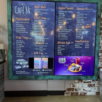 Cafe 86 - Menu 11/2025 - Desserts Near Me - West Covina, California