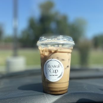 The Coffee Depot - 16oz Hazelnut latte with extra shot - Coffee & Tea Near Me - Benton City, Washington