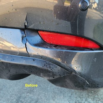 B2 Perfection Auto Body - They were able to repair this damage and make it like new again. - Body Shops Near Me - Sunnyvale, California