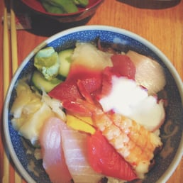 Chirashi Bowl at lunch! Chirashi Bowl at lunch!