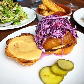 Martina - Amazing Fried Cod Sammie for brunch!!  IG: @bettyeatsthecity - Argentine Near Me - Minneapolis, Minnesota