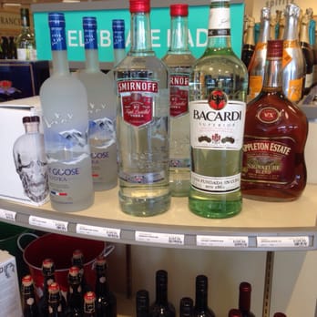 LCBO - Roncesvalles - a shelf of liquor bottles - Beer, Wine & Spirits Near Me - Toronto, Ontario