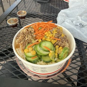 The Poke Co - Sukiyaki Beef Bowl (3 scoops) (Served Hot) - Poke Near Me - San Diego, California The Poke Co - Sukiyaki Beef Bowl (3 scoops) (Served Hot) - Poke Near Me - San Diego, California