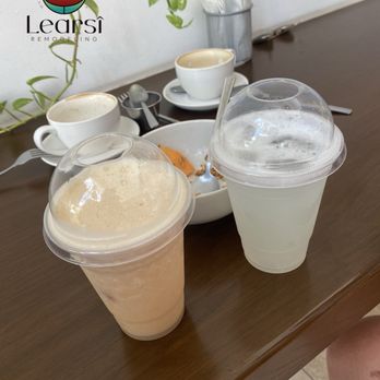 Quadra Cafe - Lemonade Quadra - Lemon Ginger Mint Freski - Orange Pineapple Strawberry - Coffee & Tea Near Me - Playa del Carmen, ROO