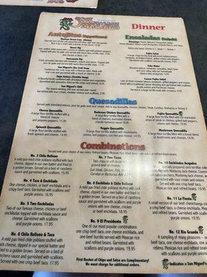 Menu photo 1 San Miguel's Hilton Head Island, SC Menu photo 1 San Miguel's Hilton Head Island, SC