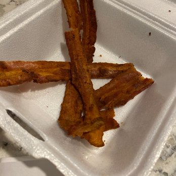Button Up Cafe - Bacon over cooked - Breakfast & Brunch Near Me - Pearl City, Hawaii