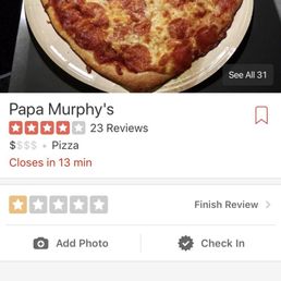 You can see what time it was and that it showed as still open.