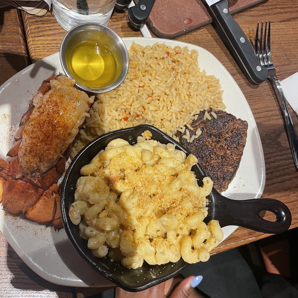 Outback Steakhouse - Steak, lobster tail, seasoned rice, Mac and cheese - Steakhouses Near Me - Springfield, Pennsylvania Outback Steakhouse - Steak, lobster tail, seasoned rice, Mac and cheese - Steakhouses Near Me - Springfield, Pennsylvania