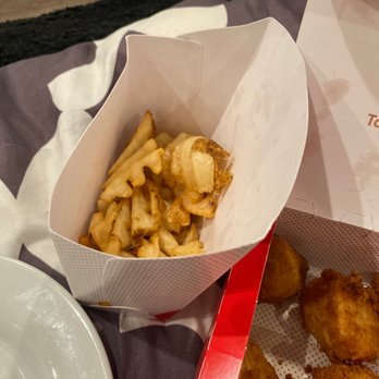 Chick-fil-A - Cold half empty fries - Fast Food Near Me - Los Angeles, California