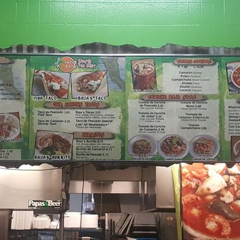 Tacos Baja - The menu.... - Seafood Near Me - Whittier, California Tacos Baja - The menu.... - Seafood Near Me - Whittier, California