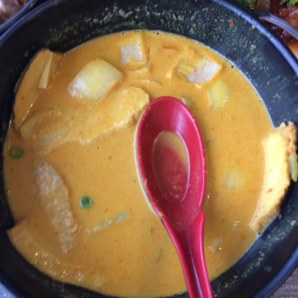 My Vegan - Yellow curry with soy chicken - Thai Near Me - Pasadena, California My Vegan - Yellow curry with soy chicken - Thai Near Me - Pasadena, California