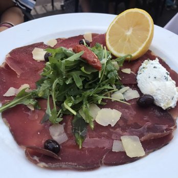 Café Bohème - "Beef" carpaccio (more like cured meat) - Bistros Near Me - Cannes, 06 Café Bohème - "Beef" carpaccio (more like cured meat) - Bistros Near Me - Cannes, 06
