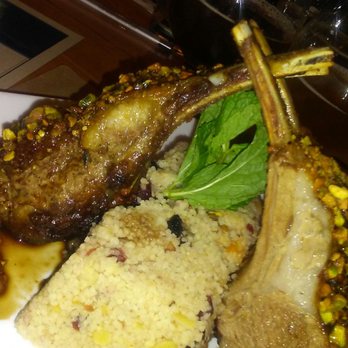Pub 365 - Pistachio-Crusted Colorado Rack of Lamb, Aigre Doux ( Sweet & Sour) Couscous, Dried Fruit, Nuts. - Beer Bar Near Me - Las Vegas, Nevada Pub 365 - Pistachio-Crusted Colorado Rack of Lamb, Aigre Doux ( Sweet & Sour) Couscous, Dried Fruit, Nuts. - Beer Bar Near Me - Las Vegas, Nevada