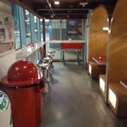 Photo of Mom's Spaghetti - Detroit, MI, United States. Seating area for Mom's Spaghetti