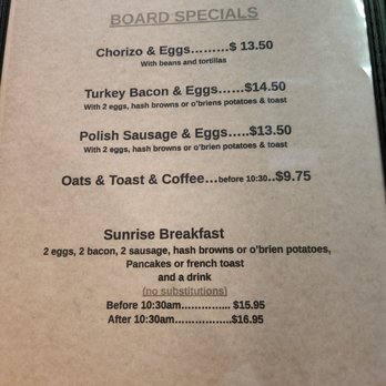 Chef's Coffee Shop - Menu - Diners Near Me - Arcadia, California