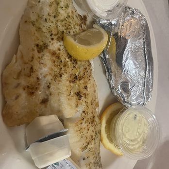 Town & Country II - Broiled fish with lemon garlic sauce - Greek Near Me - Batavia, New York