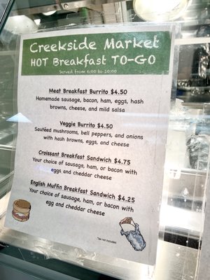 Menu photo 6 Creekside Market Jackson, WY