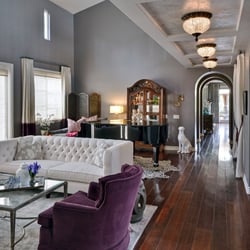 Tami Smight Interiors - Our client wanted to express her love of Morocco, her living room design was more than she ever dreamed she could have.