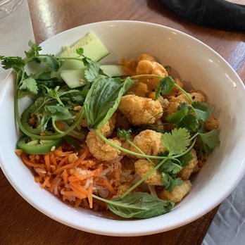 Mopho - Louisiana popcorn shrimp vermicelli bowl - Vietnamese Near Me - New Orleans, Louisiana