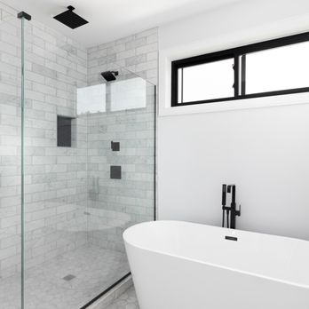 Dulles Glass - Canto - Corner Glass Shower Door - Glass & Mirrors Near Me - Manassas, Virginia