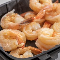 Sauteed garlic butter shrimp